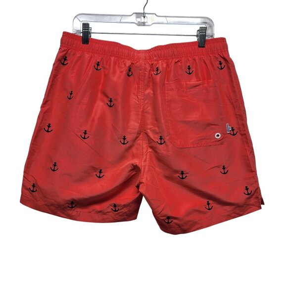 Maamgic Mens Anchor Print Swim Shorts Size Large - Picture 3 of 7